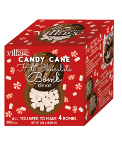 Candy Cane Hot Chocolate Bomb DIY Kit - Heat Sensitive