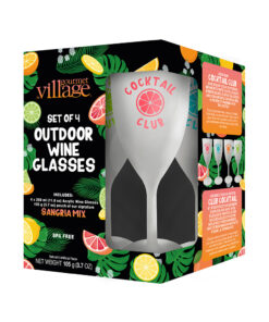 Sangria Outdoor Wine Glasses Set