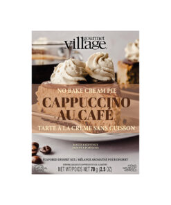 No Bake Cappuccino Cream Pie