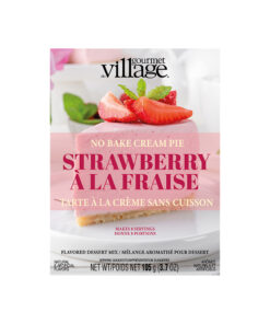 No Bake Strawberry Cream Pie